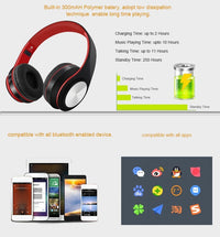 HKM-455315 Wireless Bluetooth Headset with 10m Range, 8-10 Hours Playtime, and 200 Hours Standby for iPhone, Samsung, and More
