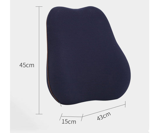 HKM-455635 Memory Foam Lumbar Support Cushion for Office and Home Use