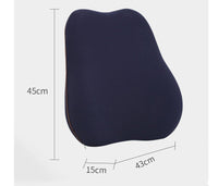HKM-455635 Memory Foam Lumbar Support Cushion for Office and Home Use