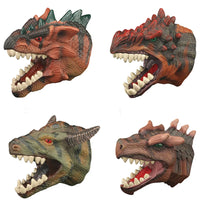 HKM-455827 Dinosaur Hand Puppet Toy for Kids - Soft Rubber Interactive Storytelling Puppet