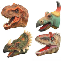 HKM-455827 Dinosaur Hand Puppet Toy for Kids - Soft Rubber Interactive Storytelling Puppet
