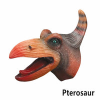 HKM-455827 Dinosaur Hand Puppet Toy for Kids - Soft Rubber Interactive Storytelling Puppet