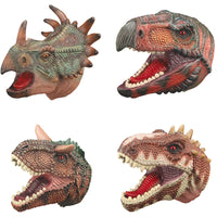 HKM-455827 Dinosaur Hand Puppet Toy for Kids - Soft Rubber Interactive Storytelling Puppet