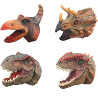 HKM-455827 Dinosaur Hand Puppet Toy for Kids - Soft Rubber Interactive Storytelling Puppet
