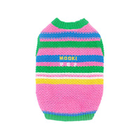 HKM-455827 Stylish Color-Matching Dog Vest for Small and Medium Breeds in Pink and Green