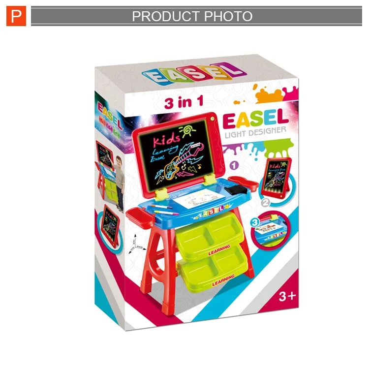 HKM-455891 Educational Portable Drawing Writing Light Board for Kids – Ages 2-7