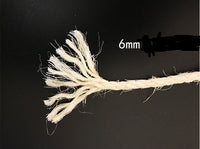HKM-456403 Cat Scratch Sisal Rope 6mm Diameter for Cat Trees and Toys - Natural and Durable Replacement Rope