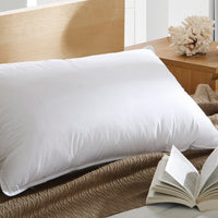 HKM-456531 Duck Down Pillow - 30% and 50% Duck Down, 45x75cm, Soft and Supportive Bedding