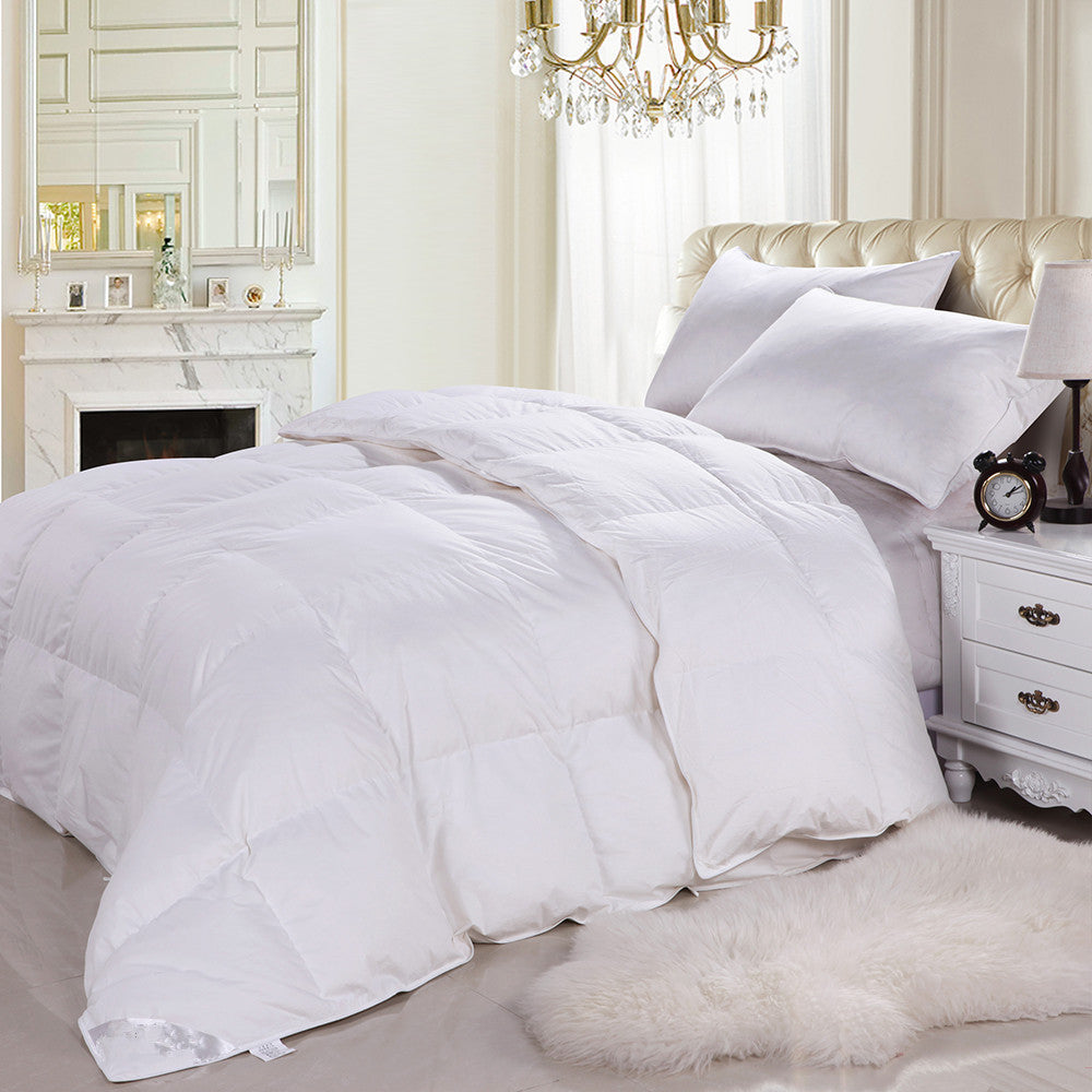 HKM-456531 Duck Down Pillow - 30% and 50% Duck Down, 45x75cm, Soft and Supportive Bedding