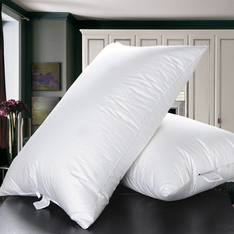 HKM-456531 Duck Down Pillow - 30% and 50% Duck Down, 45x75cm, Soft and Supportive Bedding