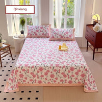 HKM-456723 Floral Cotton Quilt Cover Set - Sizes for Beds 0.9m to 2.2m, Modern Design
