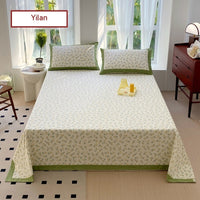 HKM-456723 Floral Cotton Quilt Cover Set - Sizes for Beds 0.9m to 2.2m, Modern Design