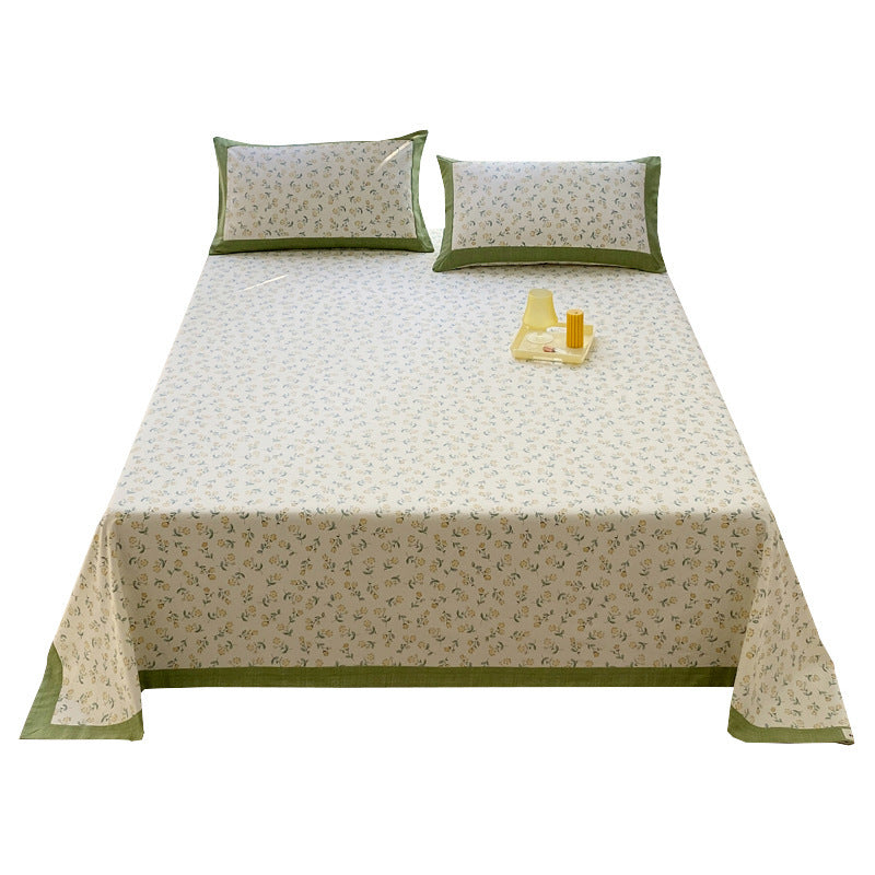 HKM-456723 Floral Cotton Quilt Cover Set - Sizes for Beds 0.9m to 2.2m, Modern Design