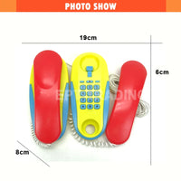 HKM-457043 2-Way Wired Intercom Phone Walkie Talkie for Ages 2-7, Educational Toy, ABS Plastic, 36 Pieces/Carton