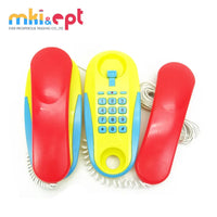 HKM-457043 2-Way Wired Intercom Phone Walkie Talkie for Ages 2-7, Educational Toy, ABS Plastic, 36 Pieces/Carton
