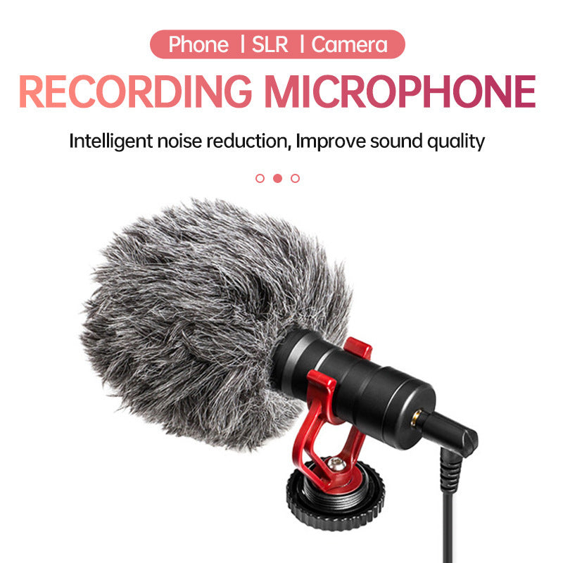 KTX-457107 Wired Condenser Microphone for Mobile Phones, Cameras, and Computer Recording