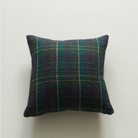 HKM-457235 Plaid Wool Pillowcase for Festive Home Decor in Red, Green, and Black - Available in Multiple Sizes