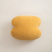 HKM-457299 Three-Dimensional Plush Pillow for Gentle Waist Support in Cream Cake and Beige Donut Colors