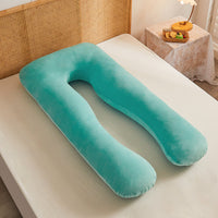 HKM-457363 Multifunctional U-Shape Maternity Pillow in Pure Cotton and Crystal Velvet