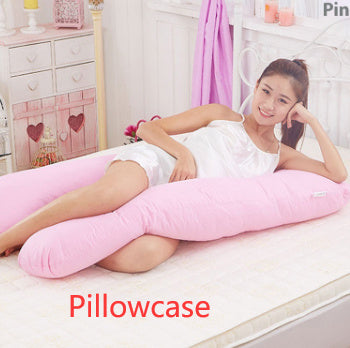 HKM-457363 Multifunctional U-Shape Maternity Pillow in Pure Cotton and Crystal Velvet