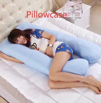 HKM-457363 Multifunctional U-Shape Maternity Pillow in Pure Cotton and Crystal Velvet