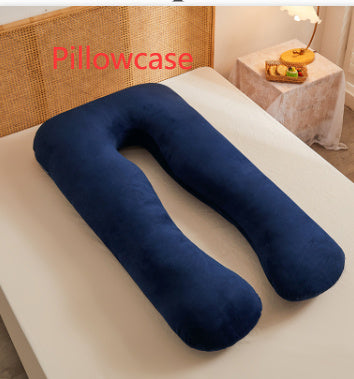 HKM-457363 Multifunctional U-Shape Maternity Pillow in Pure Cotton and Crystal Velvet