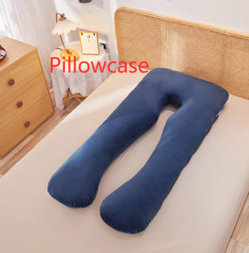 HKM-457363 Multifunctional U-Shape Maternity Pillow in Pure Cotton and Crystal Velvet