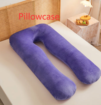 HKM-457363 Multifunctional U-Shape Maternity Pillow in Pure Cotton and Crystal Velvet
