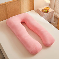 HKM-457363 Multifunctional U-Shape Maternity Pillow in Pure Cotton and Crystal Velvet