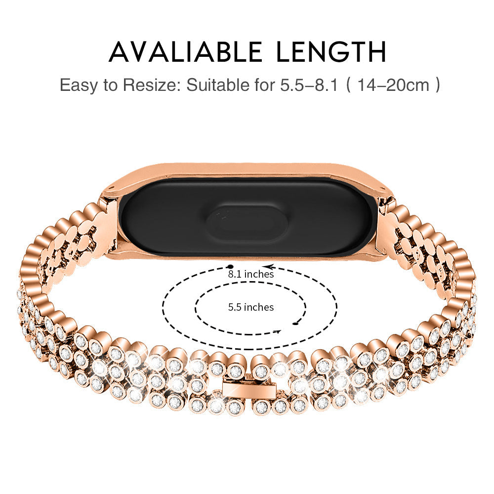 HKM-458067 Xiaomi Sanzhu Metal Stainless Steel Replacement Belt for Smartwatches