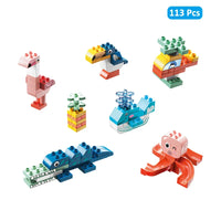 HKM-458131 140pcs Robot Engineering Vehicle Building Block Set for Ages 3 and Up - Compatible DIY Construction Toy