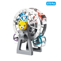 HKM-458131 140pcs Robot Engineering Vehicle Building Block Set for Ages 3 and Up - Compatible DIY Construction Toy