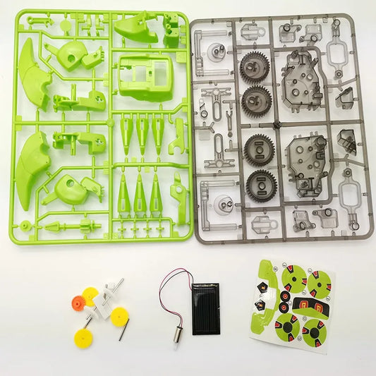 4-in-1 Dinosaur STEM Solar Robot Building Kit for Kids, Educational Coding and Engineering Toys, Fun Science Playset