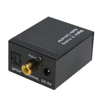 HKM-458259 Digital to Analog Audio Converter for Coaxial and Toslink Signals - RCA Output for Home and Professional Use