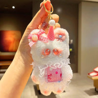 HKM-458387 Cute Plush Bear Keychain Doll - Soft Cotton Pendant for Kids and Adults, 11-30CM
