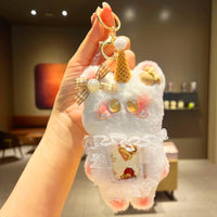 HKM-458387 Cute Plush Bear Keychain Doll - Soft Cotton Pendant for Kids and Adults, 11-30CM