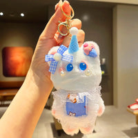 HKM-458387 Cute Plush Bear Keychain Doll - Soft Cotton Pendant for Kids and Adults, 11-30CM