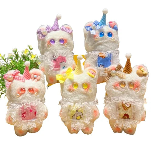 KTX-458387 Cute Plush Bear Keychain Doll - Soft Cotton Pendant for Kids and Adults, 11-30CM