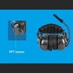 HKM-458451 Aviation Headset with Noise Cancellation and Durable PU + PVC Construction