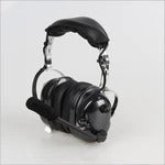 HKM-458451 Aviation Headset with Noise Cancellation and Durable PU + PVC Construction