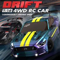 HKM-458515 1:16 RC Drift Car 4WD Electric, Ready-to-Go, 30+ KM/H Speed, Indoor-Outdoor Use