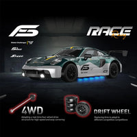 HKM-458515 1:16 RC Drift Car 4WD Electric, Ready-to-Go, 30+ KM/H Speed, Indoor-Outdoor Use