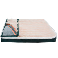 HKM-458515 Warm Anti-Tear Dog Sleeping Mat in Pink, Green, Dark Gray - Multiple Sizes Available