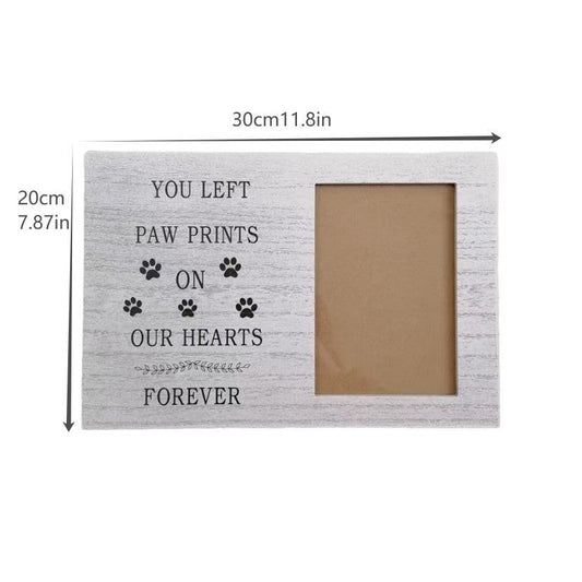 HKM-458643 Solid Wood Rectangular Photo Frame Pendant Ornament