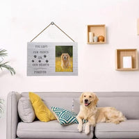 HKM-458643 Solid Wood Rectangular Photo Frame Pendant Ornament