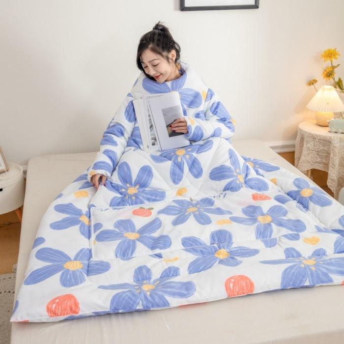 HKM-458707 Cozy Thick One-Piece Quilt for Winter - Multiple Colors Available, 120x160cm & 150x200cm
