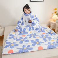 HKM-458707 Cozy Thick One-Piece Quilt for Winter - Multiple Colors Available, 120x160cm & 150x200cm