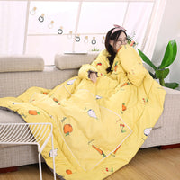 HKM-458707 Cozy Thick One-Piece Quilt for Winter - Multiple Colors Available, 120x160cm & 150x200cm