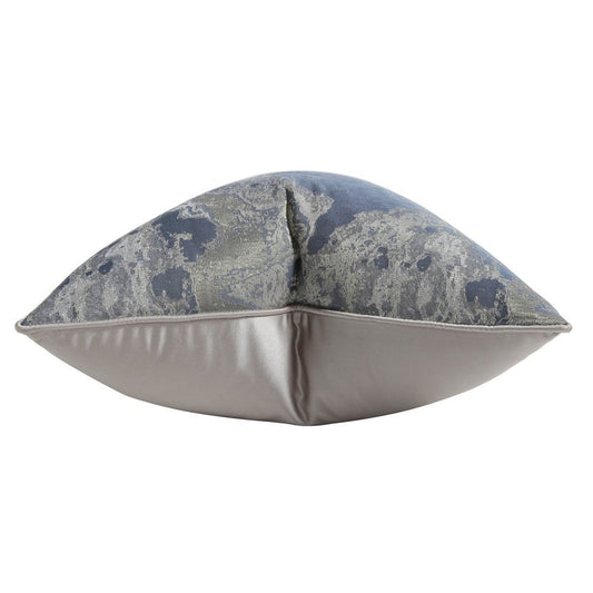 HKM-458771 Chinese Landscape Ink Painting Cushion Pillow Cover - Blue Gray Jacquard - 45cm to 60cm Sizes Available