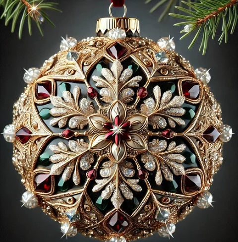 HKM-458835 3D Fairy Tale Planet Acrylic Christmas Ornament, 10cm